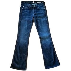 7 For All Mankind Embroidered "A" Pocket Jeans 24